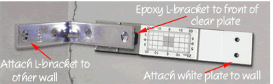 CRACKMON® corner installation example